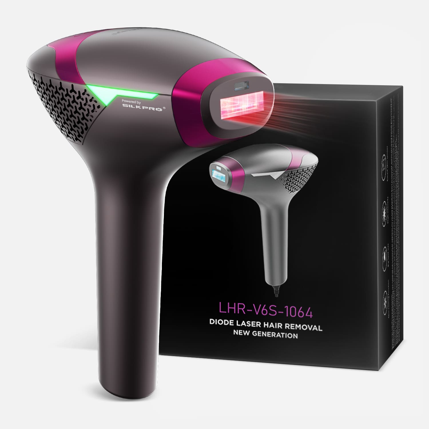 DermRays V6S Laser Hair Removal 1064nm Specifically For Deep Skin